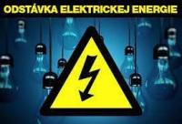 Prerušenie distribúcie el. energie v obci - časti obce U Jurištov, U Vajdíka 1