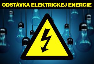 Prerušenie distribúcie el. energie v obci - centrum, U Kubale, U Berka, nad ihriskom smer Čierne