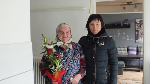 90-ročná jubilantka p. Vojkuvková